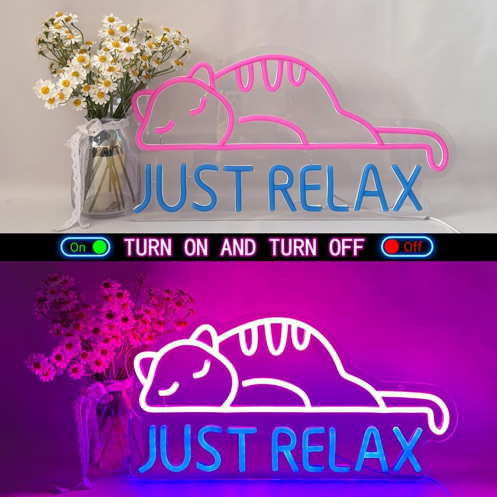 Letreiro de Neon Led para Gatos