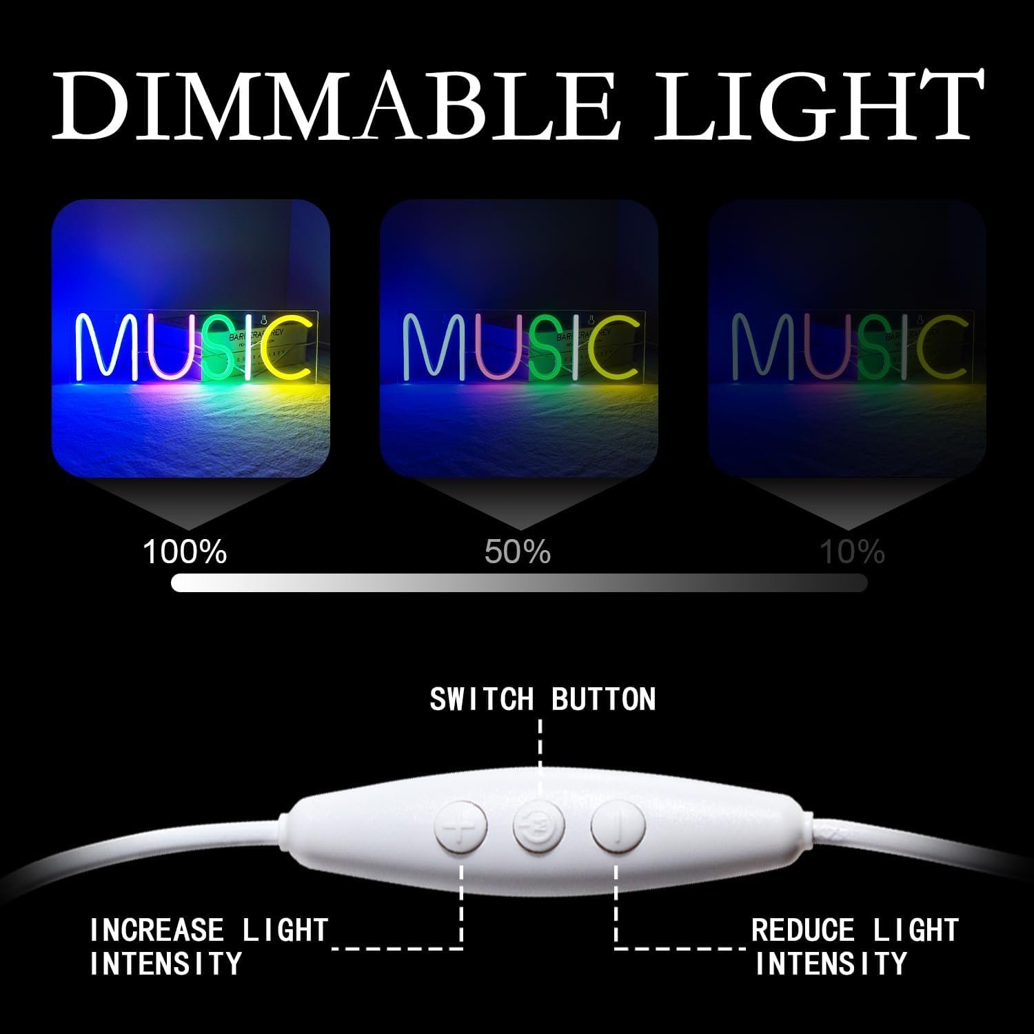 Luz de Néon de Música