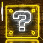 placa neon mario question block 1