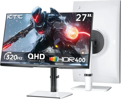 Monitor Gamer KTC H27E6 27 polegadas QHD Fast IPS 300 Hz até 320 Hz