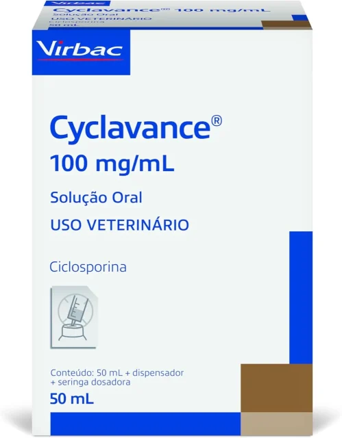 Virbac Cyclavance Tratamento de Dermatites Atópicas para Cães 50 mL